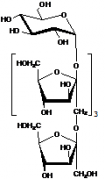 蔗果五糖GF4 Fructo-oligosaccharide DP5 / GF4, 其结构简式Fruβ(2-1)-[Fruβ(2-1)]3-α(2-1)Glc 。分子式：C30H52O26 。货号：FRU111