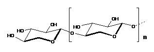 木寡糖 Xylan oligosaccharides，掌形藻多糖水解后经超滤纯化而成。β(1-3) 和β(1-4) D-木糖交联的聚合物。β(1-3)/β(1-4) 比 1:4。货号：XYL110; XYL111