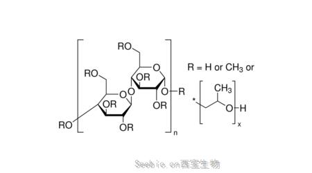 APSC羟丙基甲基纤维素分子量标准品 (Hydroxypropyl Methylcellulose), 是一种水相GPC标准品，用于羟丙基甲基纤维素分子量分布分析。货号：HPMC60K, HPMC100K