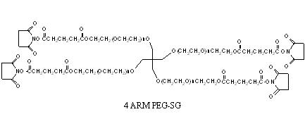 Laysan 四臂聚乙二醇SG酯 4 arm PEG-Succinimidyl Glutarate (4arm-PEG-SG)